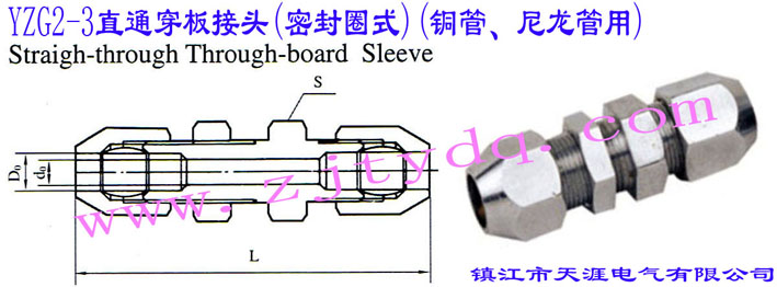 YZG2-3ֱͨ^(ܷȦʽ)(~)Straight-through Through-board Sleeve