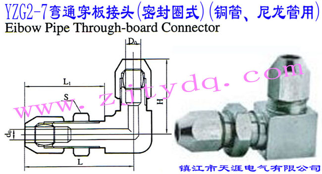 YZG2-7ͨ^(ܷȦʽ)(~)Elbow Pipe Through-board Connector